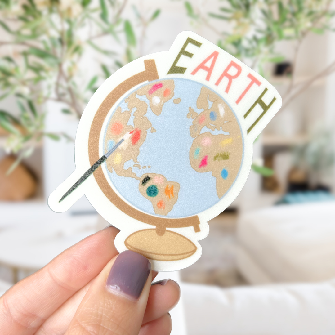 earth is art sticker