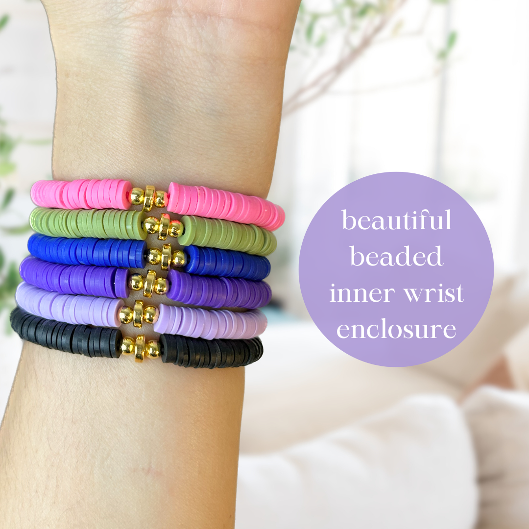 Smiley Face Stacking Bracelet | 18k Gold Filled Accents
