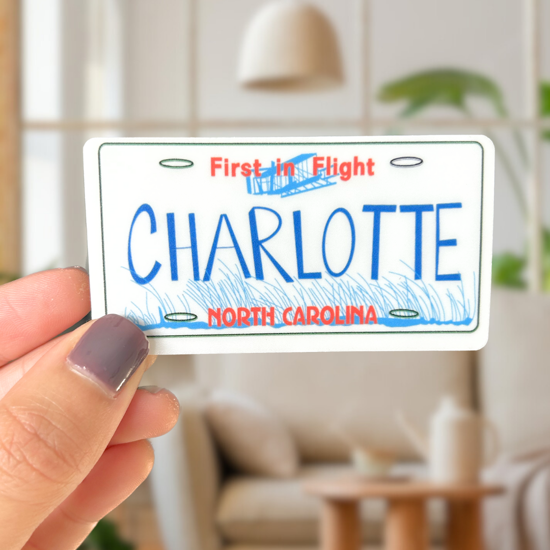 "i'm from CLT" sticker
