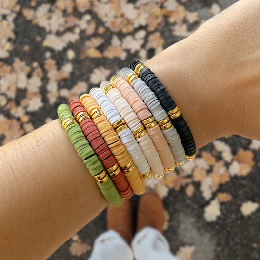 Fall Stacking Bracelet | 18k Gold Filled Accents