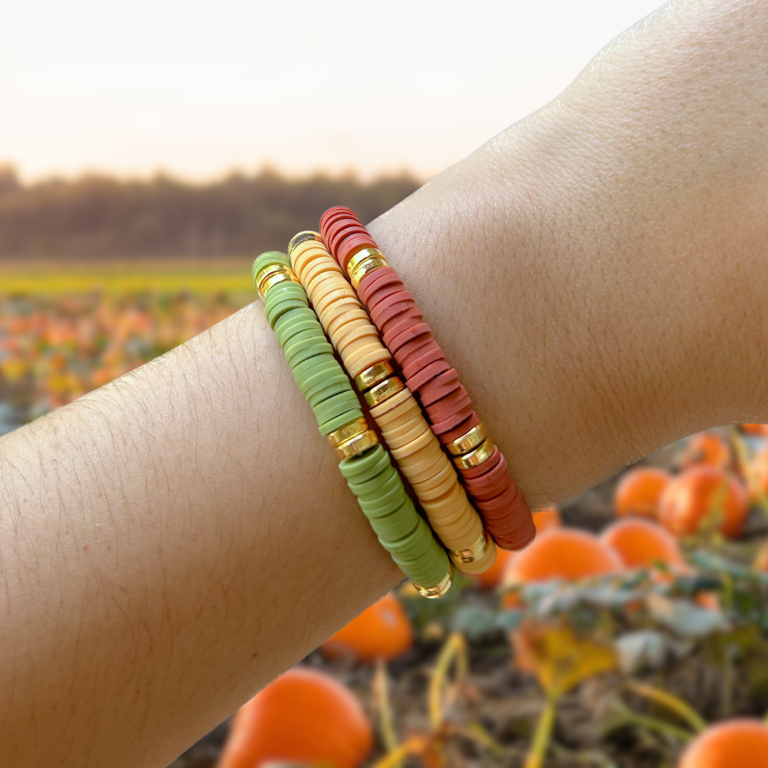 Fall Stacking Bracelet | 18k Gold Filled Accents