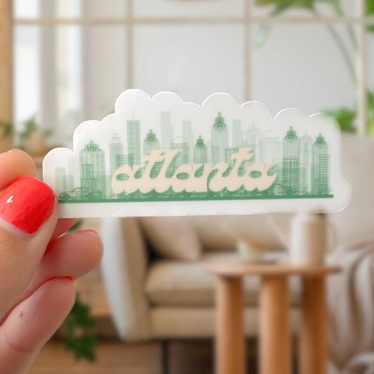 atlanta skyline sticker