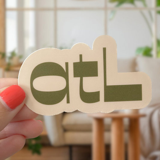 atl sticker - green